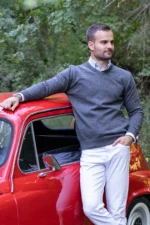 Džemper Sevn V-izrez