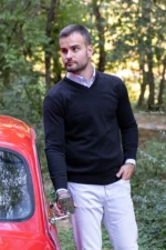 Džemper Sevn V-izrez - Slika 3