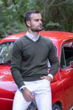 Džemper Sevn V-izrez - Slika 2